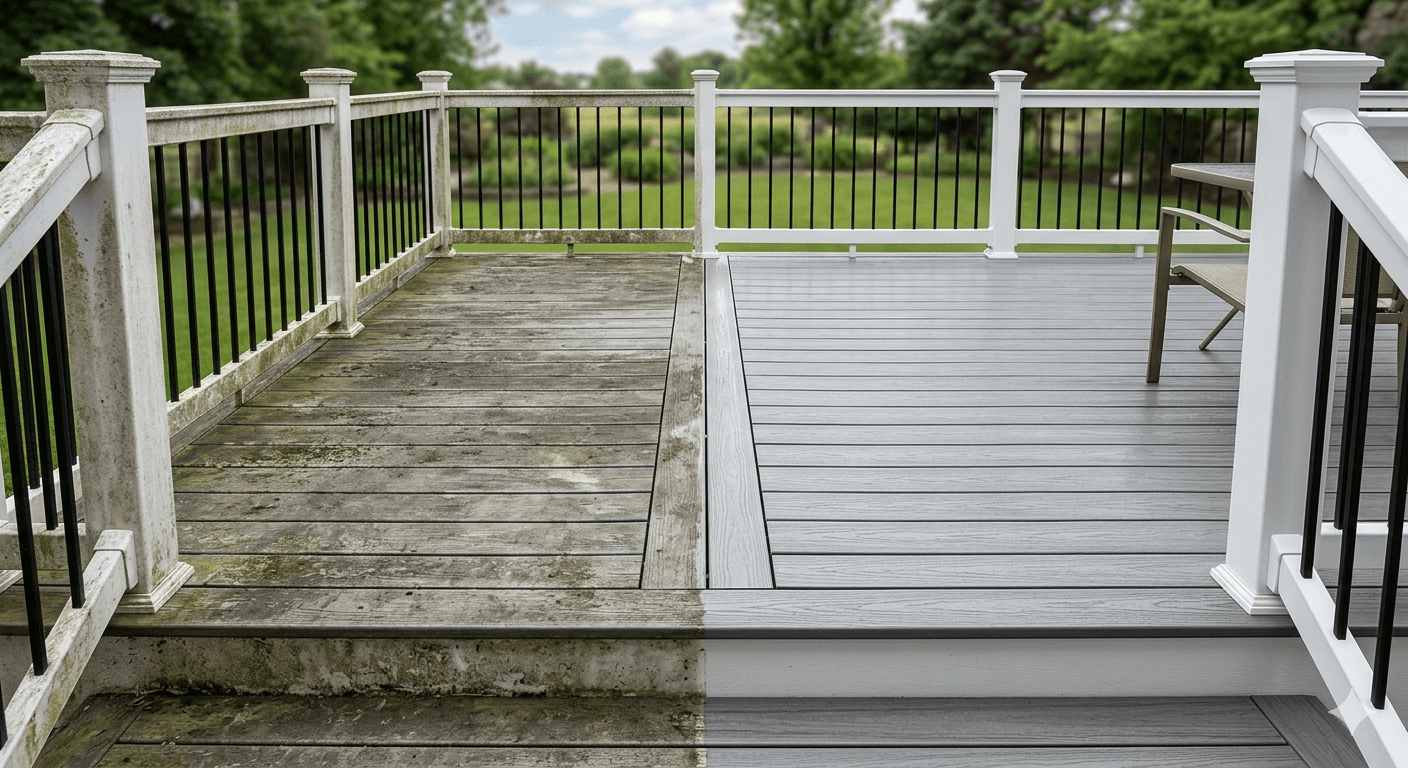 Deck Cleaning service in Haverhill MA